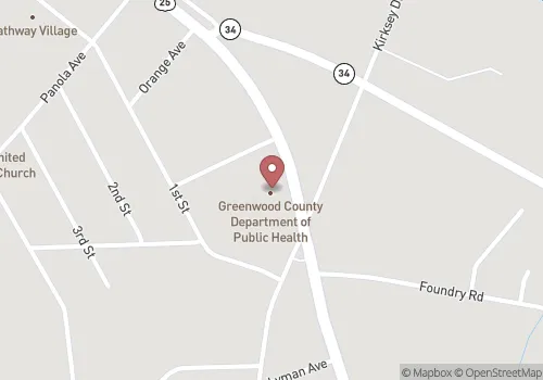 Greenwood County Health Department Map