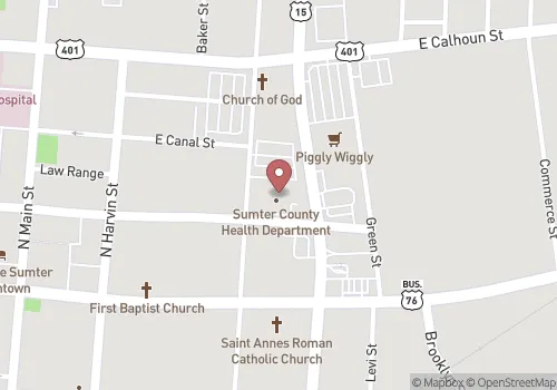 Sumter County Vital Records Map