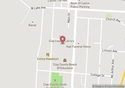 Clay County Health Department Map