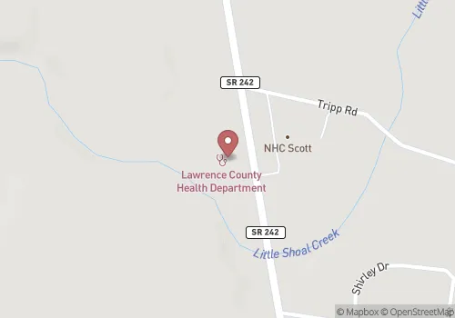 Lawrence County Health Department Map