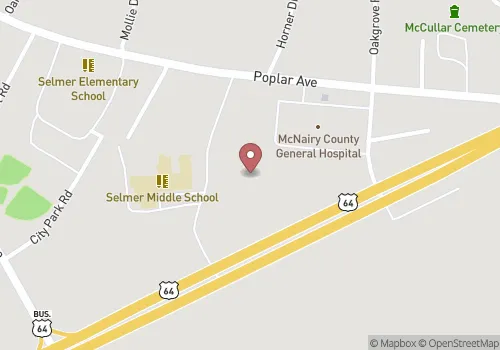 McNairy County Health Department Map