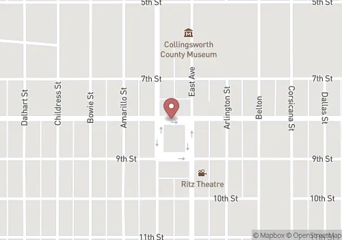 Collingsworth County Vital Records Map