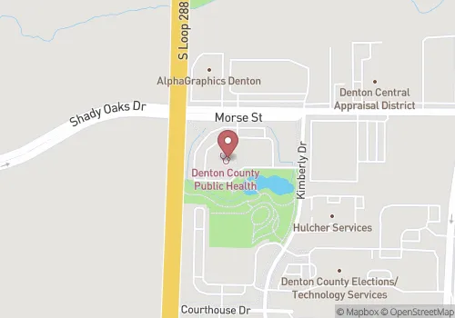 Denton County Health Department Map