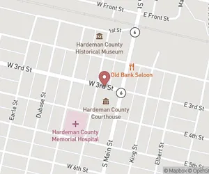 Hardeman County Vital Records Map