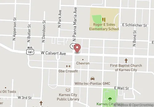 Karnes County Vital Records Map