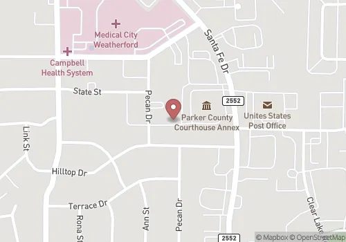 Parker County Health Department Map