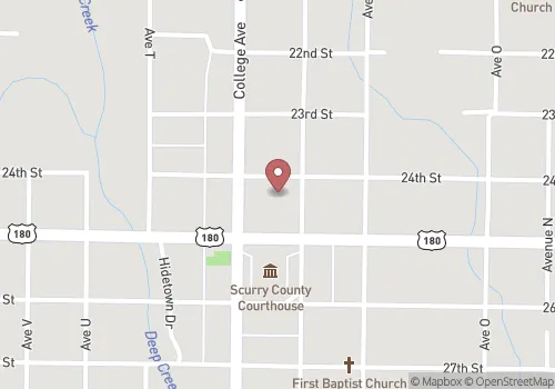 Scurry County Vital Records Map