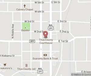 Titus County Vital Records Map