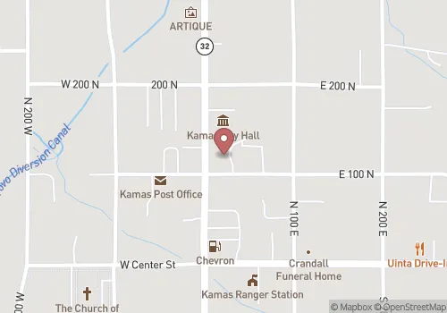 Summit County Health Department - Kamas Map