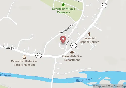 Cavendish Town Clerk Map