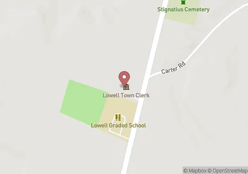 Lowell Town Clerk Map