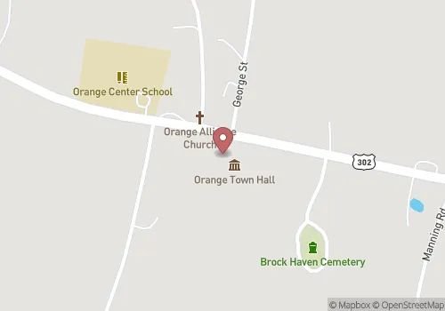 Orange Town Clerk Map