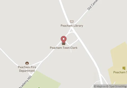 Peacham Town Clerk Map