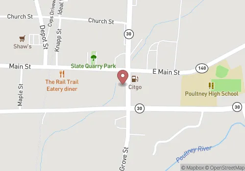 Poultney Town Clerk Map