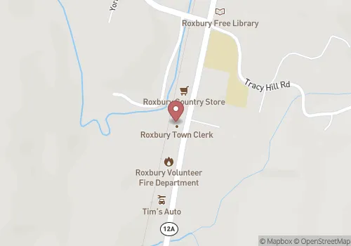 Roxbury Town Clerk Map