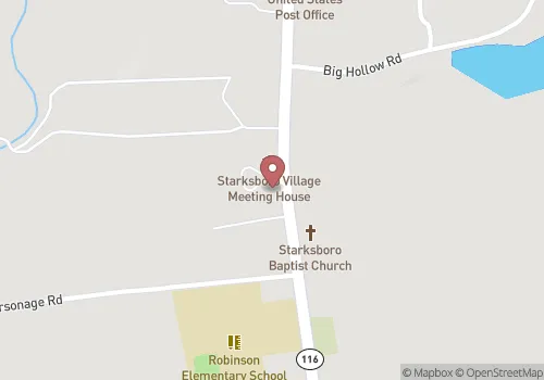 Starksboro Town Clerk Map