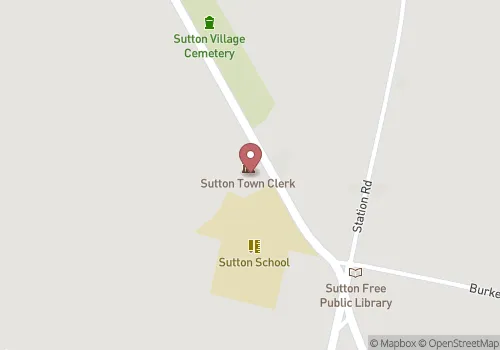 Sutton Town Clerk Map