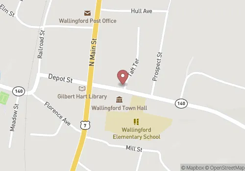 Wallingford Town Clerk Map
