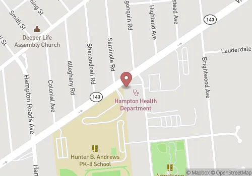 Hampton Health Department Map