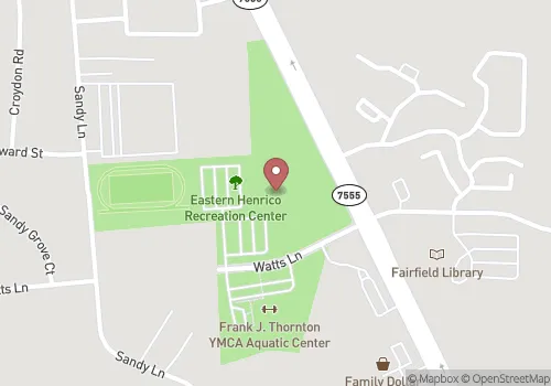 Health Department East Clinic Map