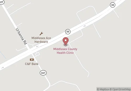 Middlesex County Health Department Map