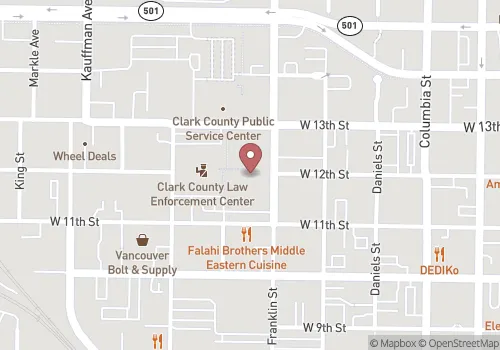 Clark County Courthouse Map