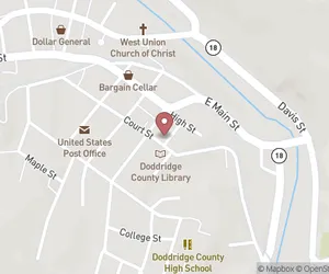 Doddridge County Courthouse Map