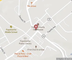 Fayette County Courthouse Map