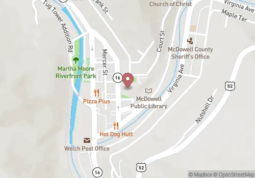 McDowell County Courthouse Map