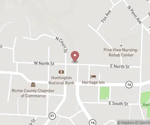 Ritchie County Courthouse Map