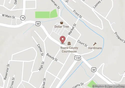 Roane County Courthouse Map